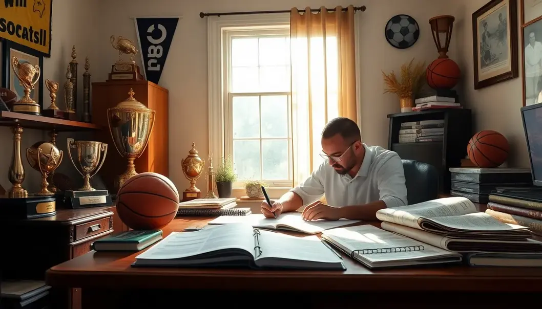 Crafting a sports narrative involves integrating personal experiences and authentic sports dynamics.